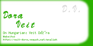 dora veit business card